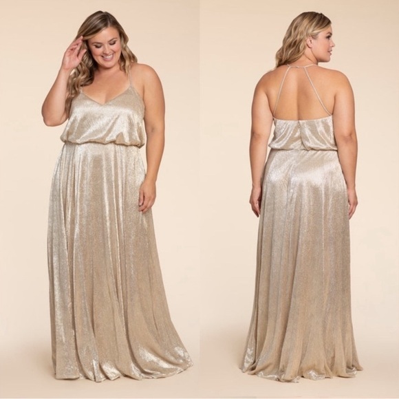 Hayley Paige Occasions Dresses & Skirts - Hayley Paige Rose Metallic Dress 5953